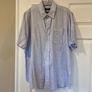 Mens short sleeve button down
